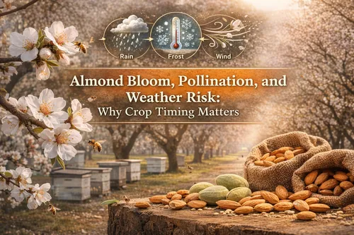 Almond Bloom, Pollination, and Weather Risk: Why Crop Timing Matters - California Almond Crop & Harvest — Atlas Global Trading Co.