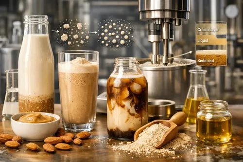 Almond Ingredients for Beverage Systems: Suspension, Mouthfeel, and Flavor Balance - Almond Industrial Applications — Atlas Global Trading Co.