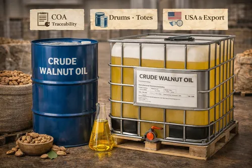 Bulk Crude walnut oil supplier — Atlas Global Trading Co.
